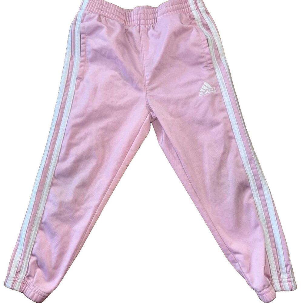 Toddler Adidas Pink Joggers tracksuits sz 4T kids